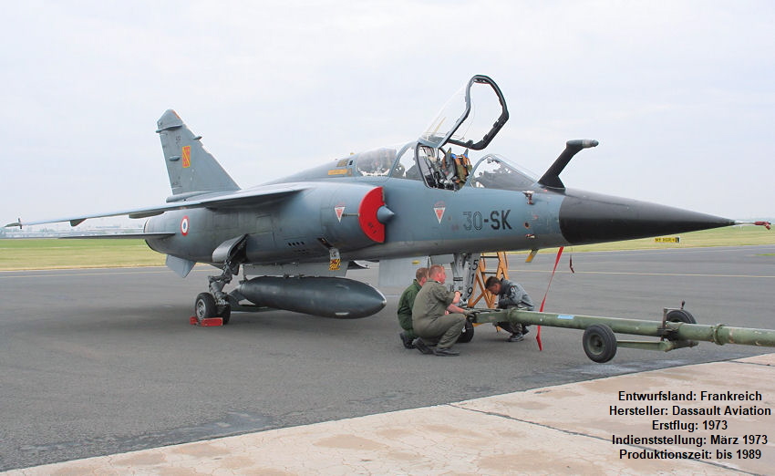 Dassault Mirage F1: französisches Jagdfugzeug und Erdkampfflugzeug