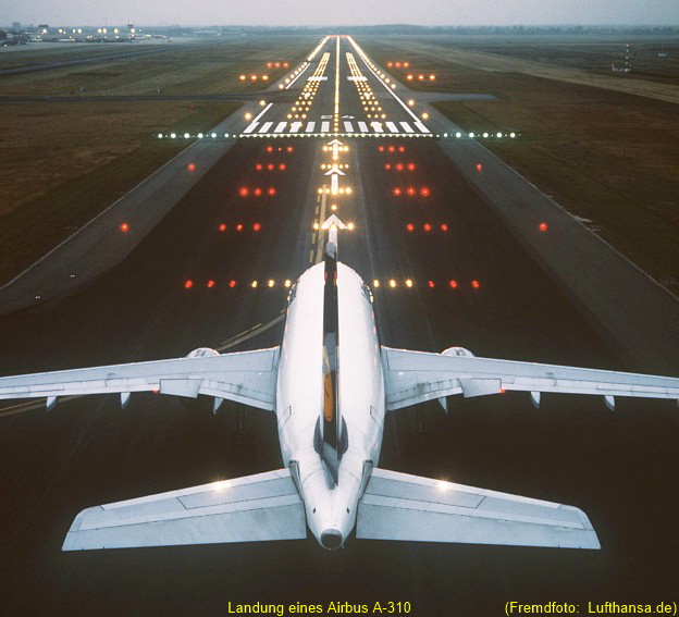 Airbus A-310 - Landeanflug
