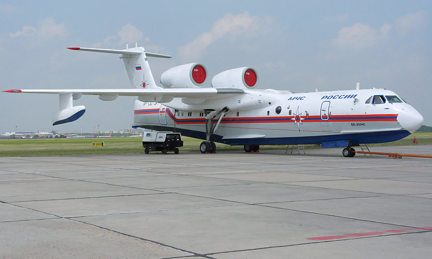 Beriev BE-200: Löschflugzeug, neuester Bauart aus Russland