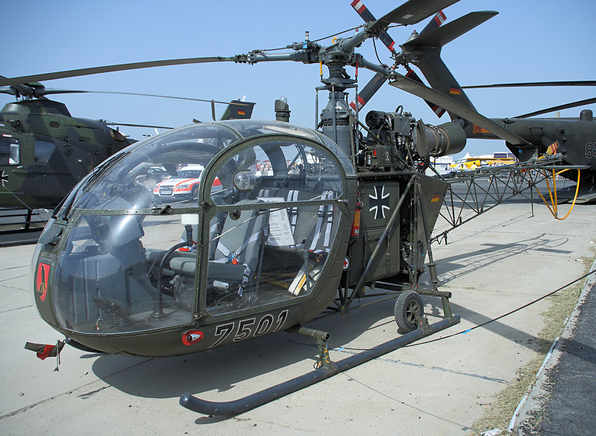 Alouette II - Aerospatiale: 1-motoriger Beobachtungs- und Verbindungshubschrauber der Bundeswehr