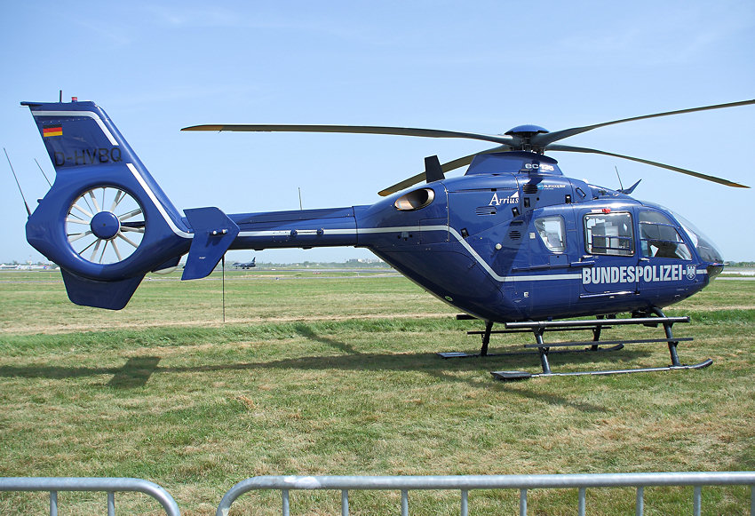 Eurocopter EC 135: zweimotoriger Hubschrauber der Bundespolizei