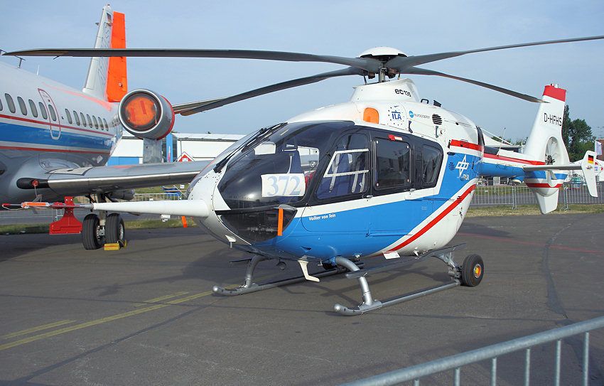 Eurocopter EC 135: fliegender Hubschrauber-Simulator des Deutschen Zentrums für Luft- und Raumfahrt (DLR)