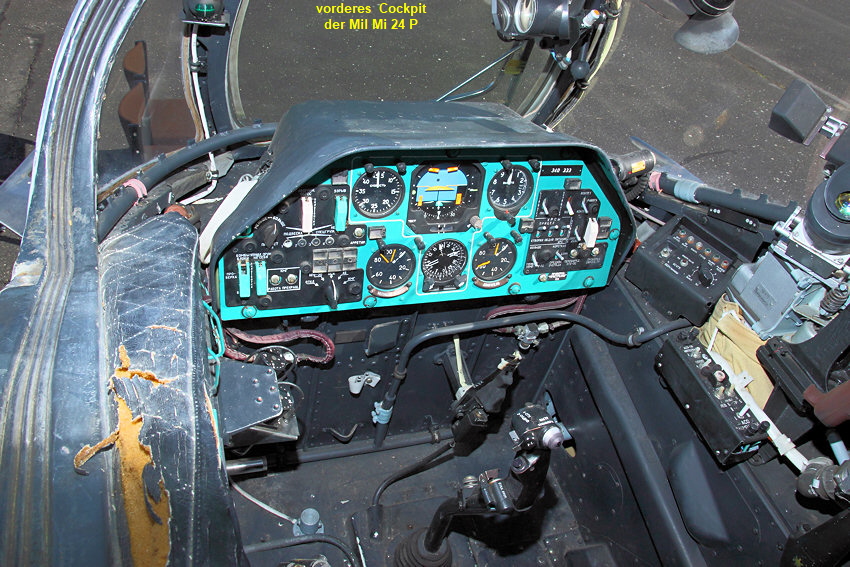 Mil Mi-24 P - Cockpit vorne