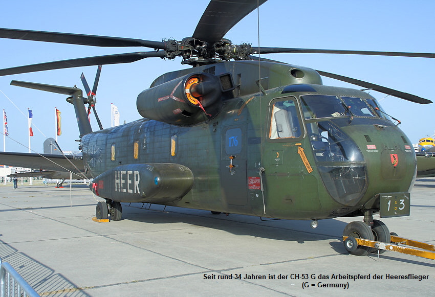 Sikorsky CH-53G und CH-53GS: mittlerer Transporthubschrauber der Waffengattung Heer