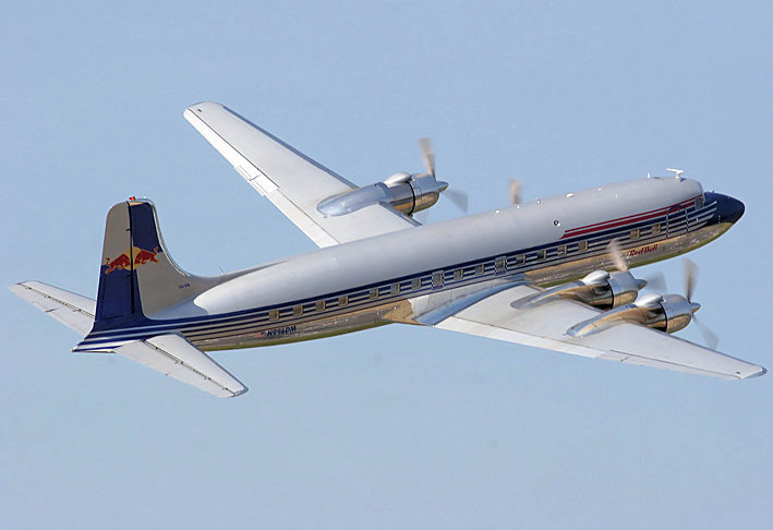Douglas DC-6 - Flugansicht