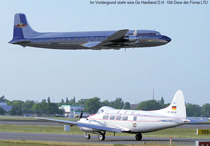 Douglas DC-6 - Flying Bulls der Firma Red Bull