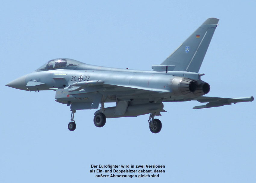 Eurofighter Typhoon - Flugansicht