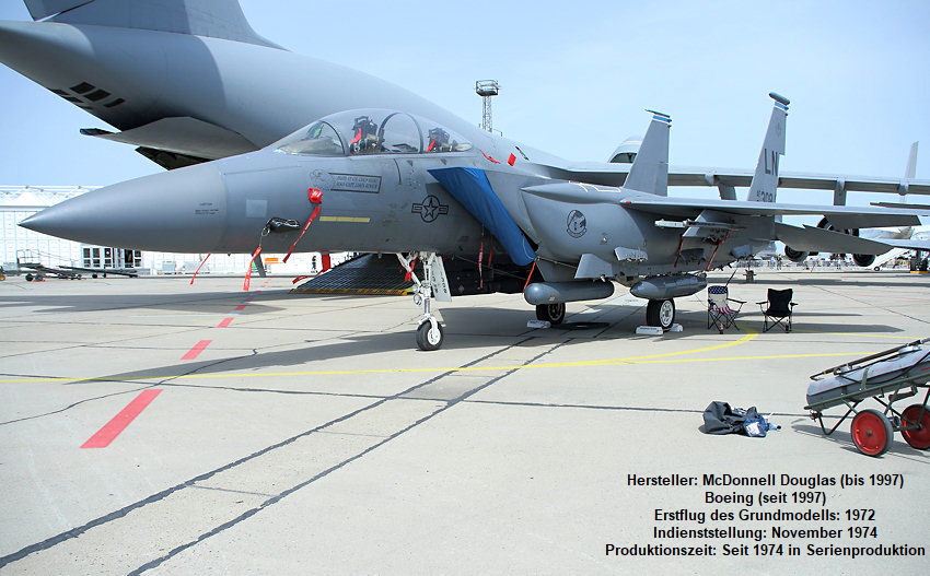 McDonnell Douglas F-15 Strike Eagle: Das Kampfflugzeug ist geeignet für Luft-Luft und Luft-Boden-Einsätze