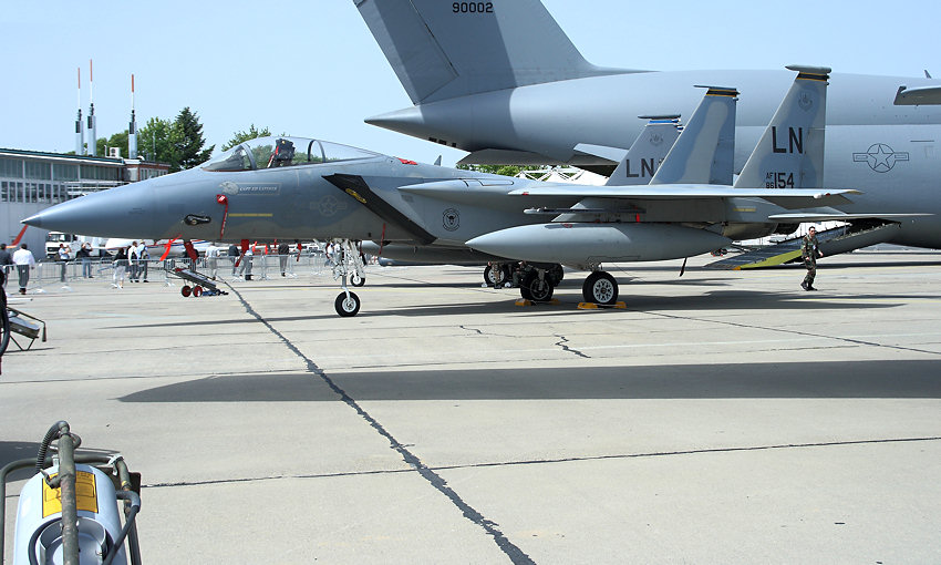 McDonnell Douglas F-15 Eagle:  einsitzige Version des Kampfflugzeugs F-15 Strike Eagle der USA