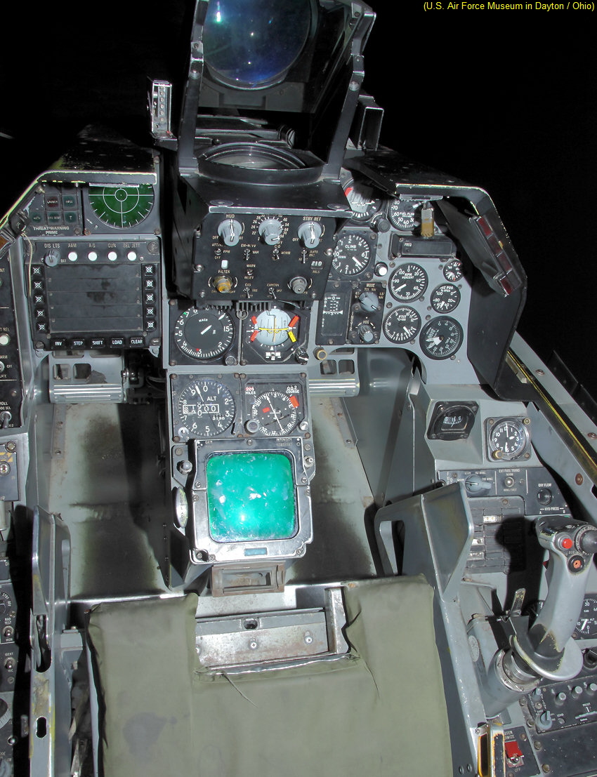 General Dynamics F-16A - Cockpit