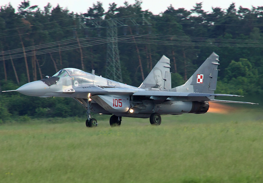 MiG-29 - Start mit Nachbrenner