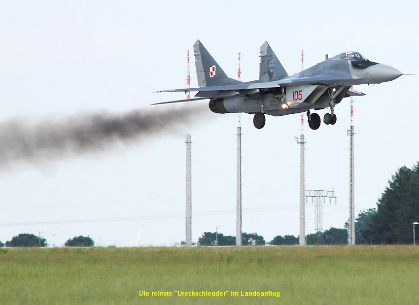 MiG-29 - Rußschleuder