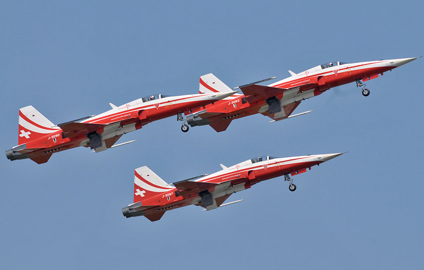Patrouille Suisse - Flug
