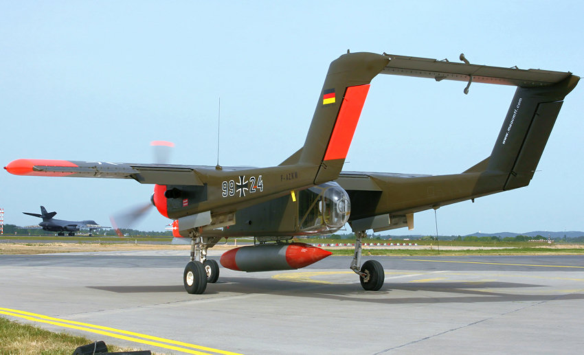 Rockwell OV-10 - Heckansicht