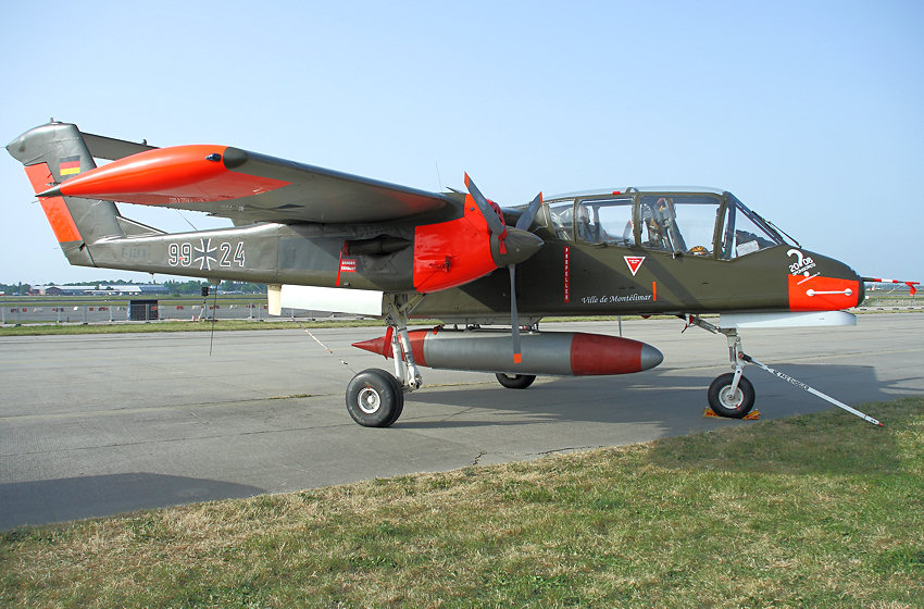North American OV-10 Bronco: Zielschleppflugzeuge dieses Typs wurden für die Bundesluftwaffe beschafft
