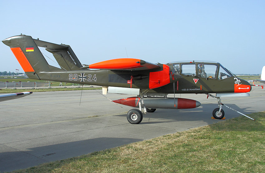 North American Rockwell OV-10 Bronco: 18 Zielschleppflugzeuge dieses Typs wurden für die Bundesluftwaffe beschafft
