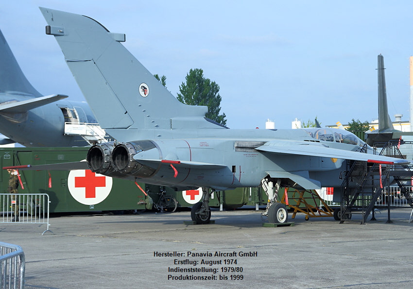 Tornado - Panavia Aircraft: Jagdbomber der Luftstreitkräfte Italiens, Englands und der BRD