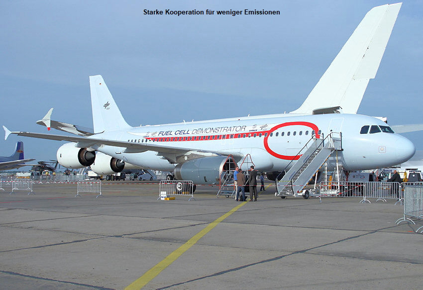 Airbus A320 ATRA: DLR, Michelin und Airbus treiben Brennstoffzellentechnologie im Flugzeugbau voran