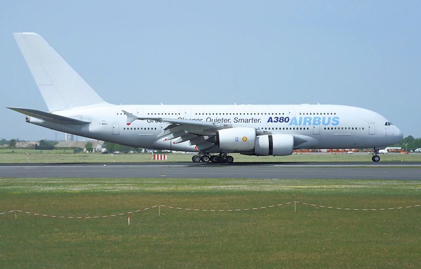 Airbus A380: größtes in Serienfertigung produzierte Verkehrsflugzeug