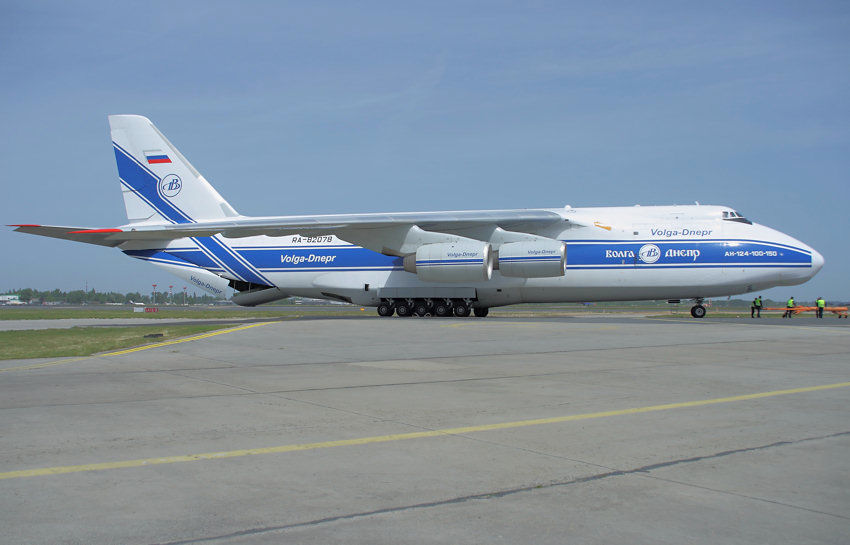 Antonow AN-124 Ruslan: größtes in Serie gebaute Transportflugzeug der Welt seit 1986
