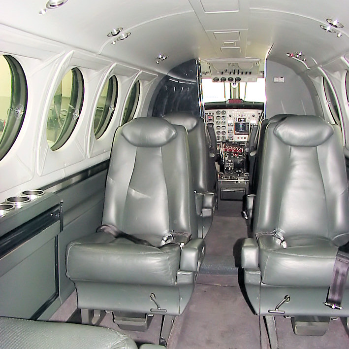 King Air 200 - Innenansicht
