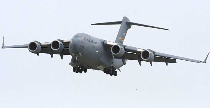 C-17 Globemaster - Flugansicht