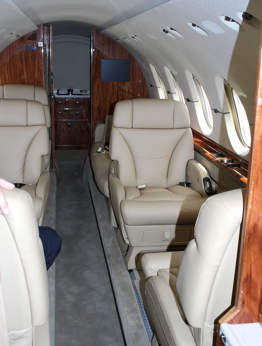 Hawker 900 XP - Passagierraum