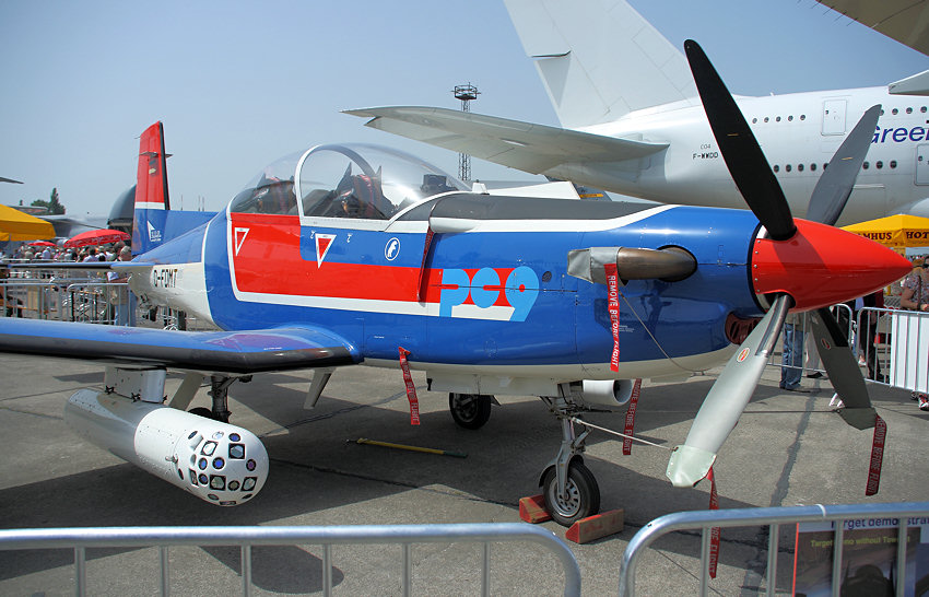 Pilatus PC-9 B: Trainingsflugzeug und Schleppflugzeug für Zielschießung