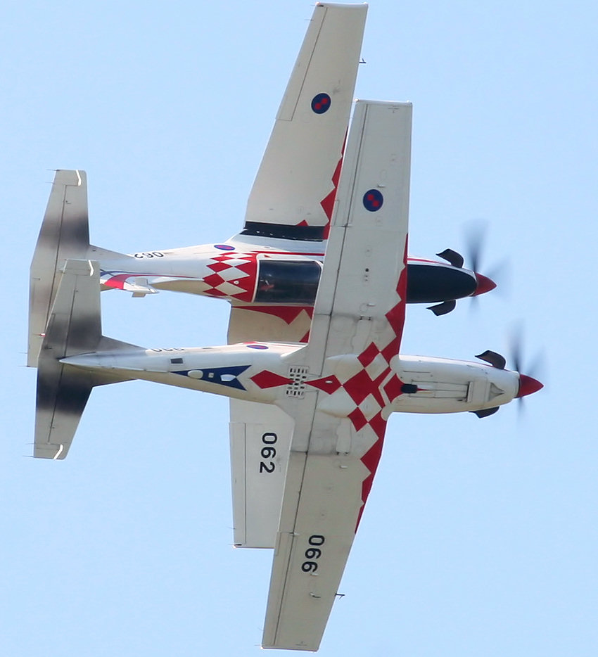 Pilatus PC-9 - Flugansicht