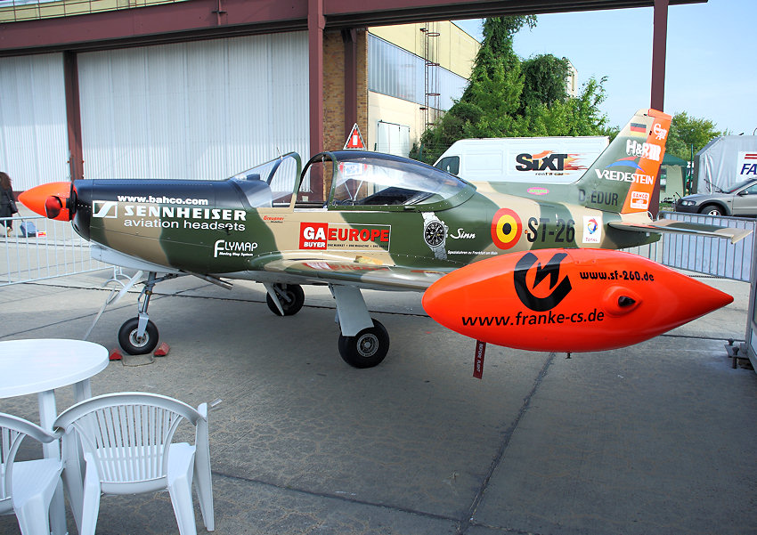 SIAI-Marchetti SF 260: Das Flugzeug stand als Trainer in Diensten der belgischen Luftstreitkräfte