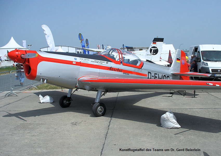 Zlin Z-526 AFS Akrobat Special: kunstflugtaugliches Schulflugzeug und Sportflugzeug