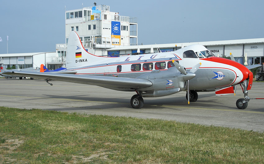 De Havilland Dove: Mit einer solchen Maschinen begann LTU den Flugdienst