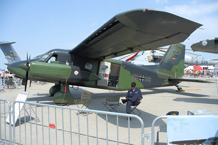 Dornier Do 28 D2: Stummelflügel dienten als Motorträger