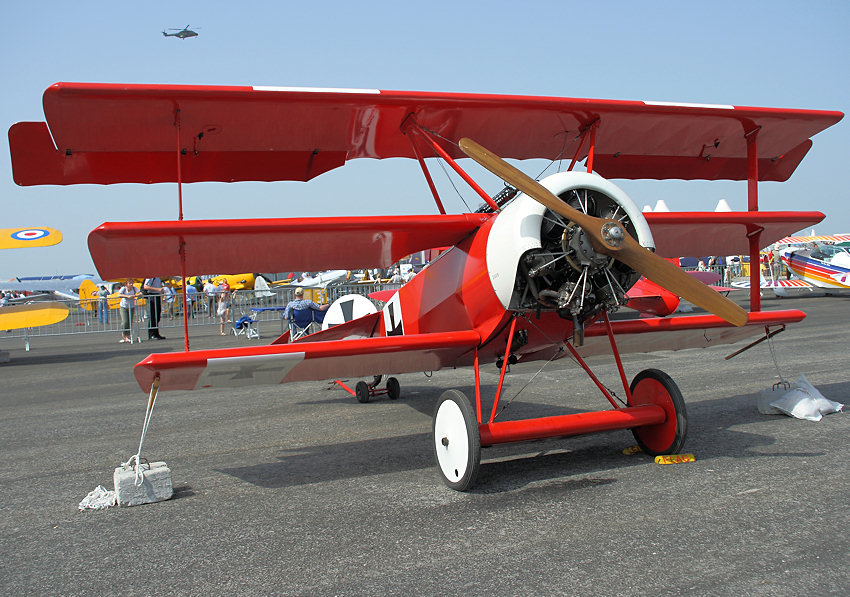 Fokker DR 1: Flugzeug von 1917 des “Roten Barons” Manfred von Richthofen