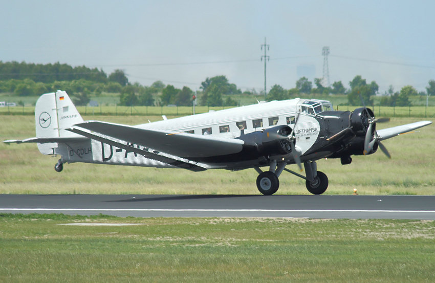 Junkers JU 52 / 3: Traditionsflugzeug der  Lufthansa