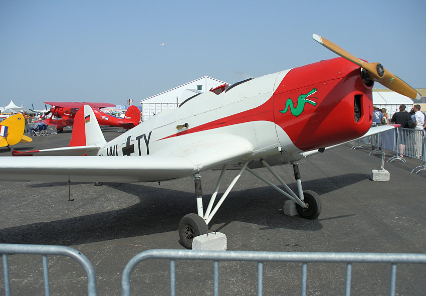 Klemm Kl 35: kunstflugtaugliches Schul- und Sportflugzeug von 1935 aus Deutschland