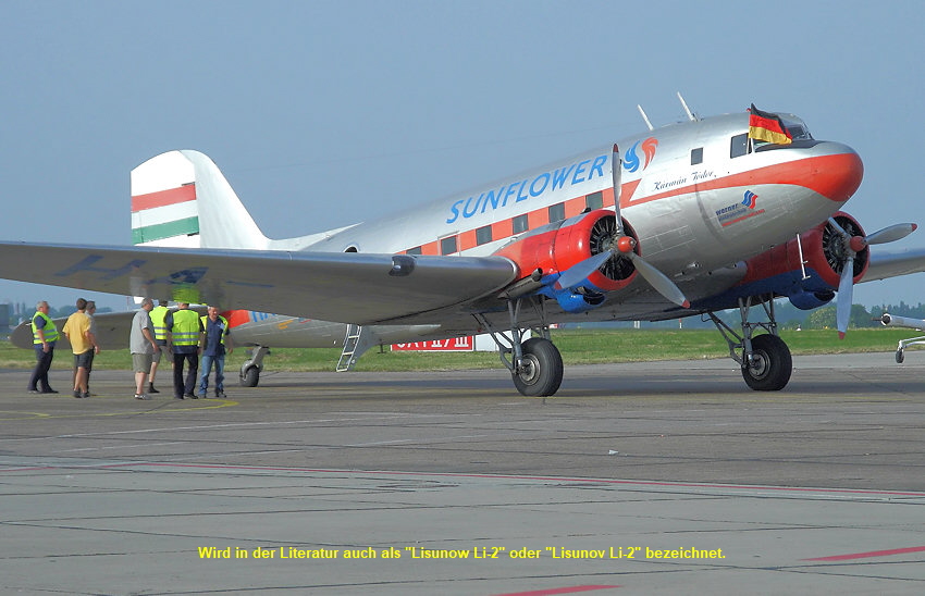 Lissunow Li-2 (Nato-Code = Cab): Lizenzversion der US-amerikanischen Douglas DC-3