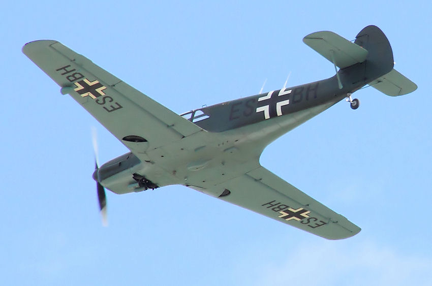 Messerschmitt Bf 108 Taifun - Flugansicht