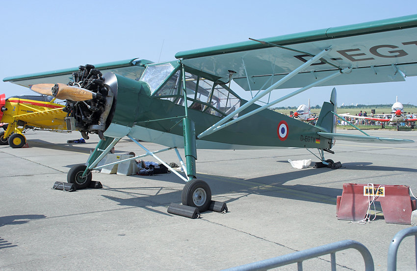 Morane Saulnier MS 505: französischer Lizenzbau der deutschen Fieseler Fi 156 Storch mit Sternmotor
