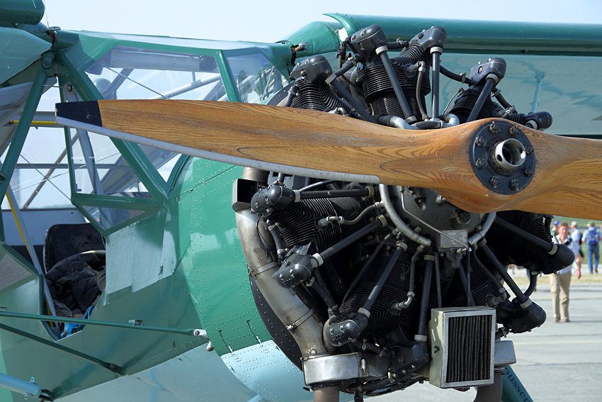 Morane Saulnier MS 505: Sternmotor