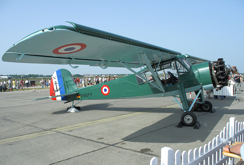 Morane Saulnier MS 505: französischer Lizenzbau der deutschen Fieseler Fi 156 Storch mit Sternmotor