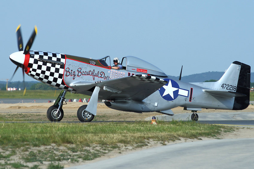 P-51 Mustang - Die North American P-51 Mustang war ein US-amerikanisches Ganzmetall-Jagdflugzeug des Zweiten Weltkrieges