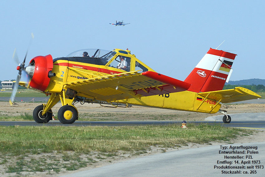 PZL 106 A Kruk: polnisches Agrarflugzeug, das auch in der ehem. DDR genutzt wurde