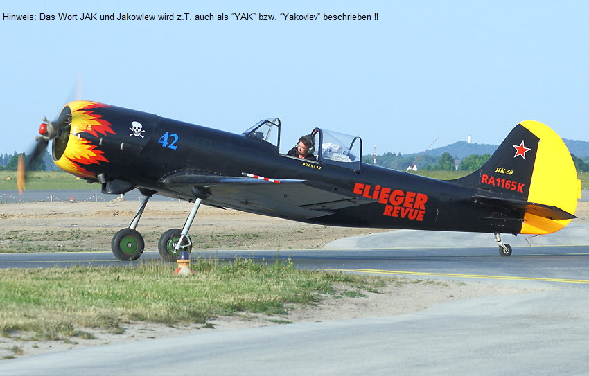 Jakowlew Jak 50: Das Flugzeug wurde in den 1970er Jahren von den sowjetischen Kunstflugmannschaften genutzt
