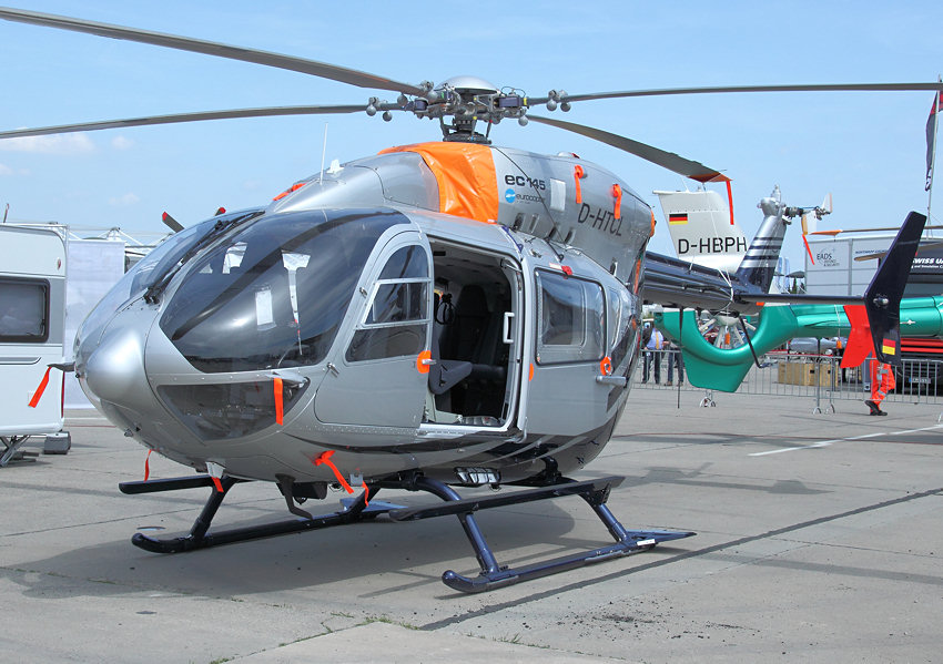 Eurocopter EC 145 (D-HTC): Hubschrauber der Spedition und Helicopterservice Linke