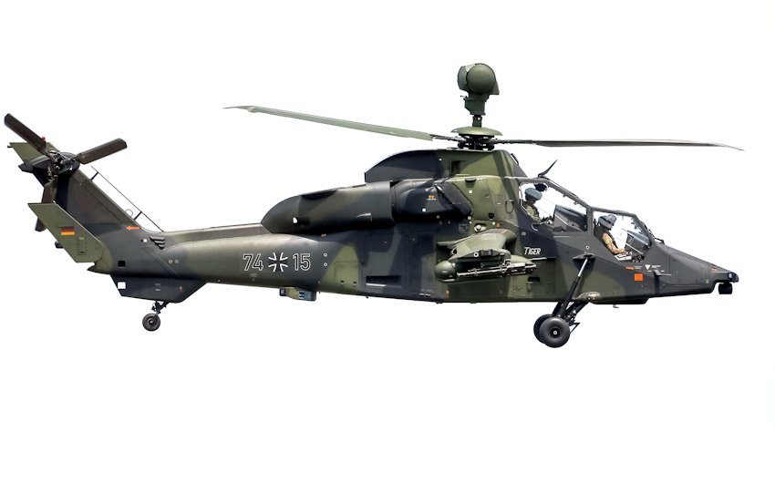 Eurocoptefr Tiger - Flugansicht