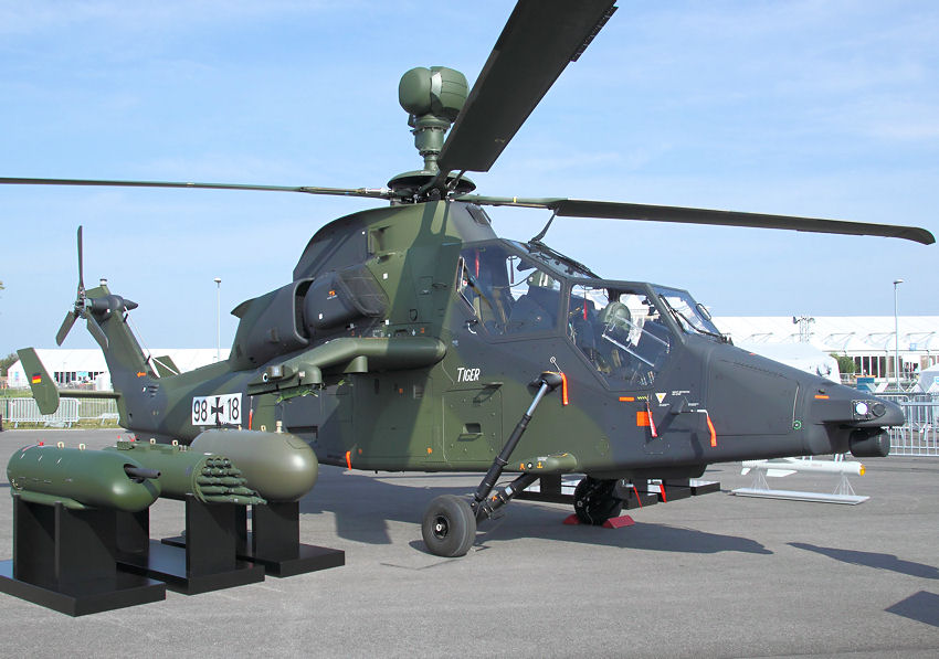 Eurocopter Tiger UHT: Unterstützungshubschrauber der Waffengattung Heer zur Panzerabwehr