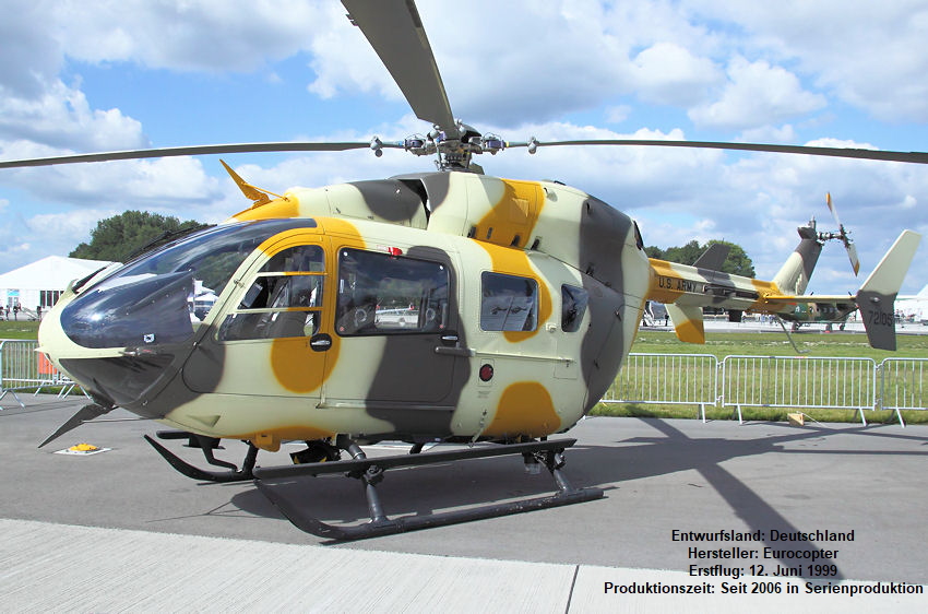 Eurocopter UH-72 Lakota: Light Utility Helicopter (LUH)-Programm der US-Armee (Militärversion des EC 145)