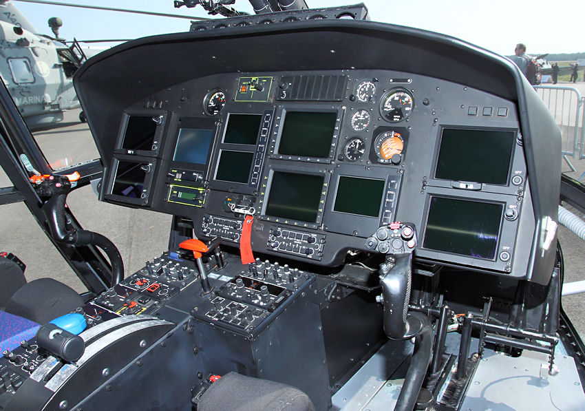 Eurocopter X3 - Cockpit des Flugschraubers