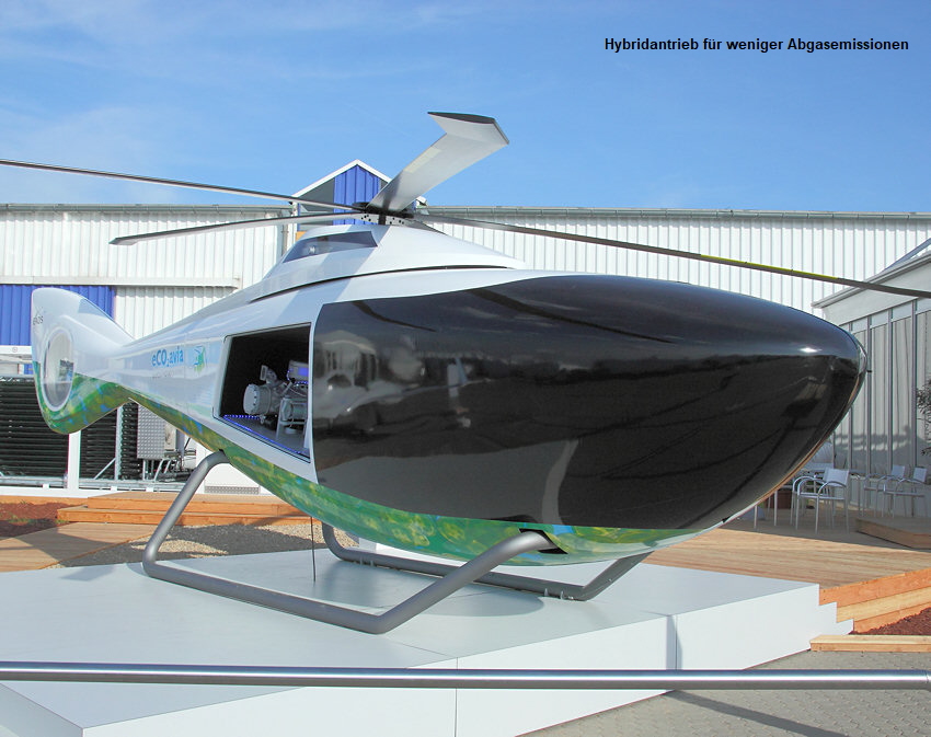 Hybrid Helikopter: Diesel-elektrischer Hybridantrieb für Hubschrauber der Firma EADS